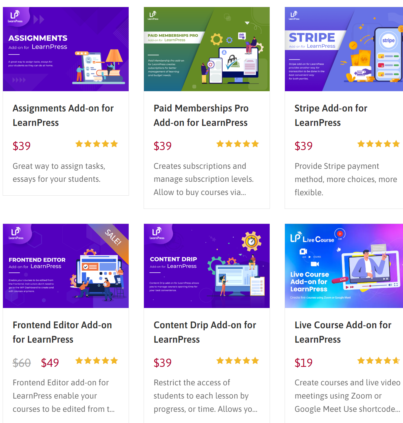 LearnPress's pricing